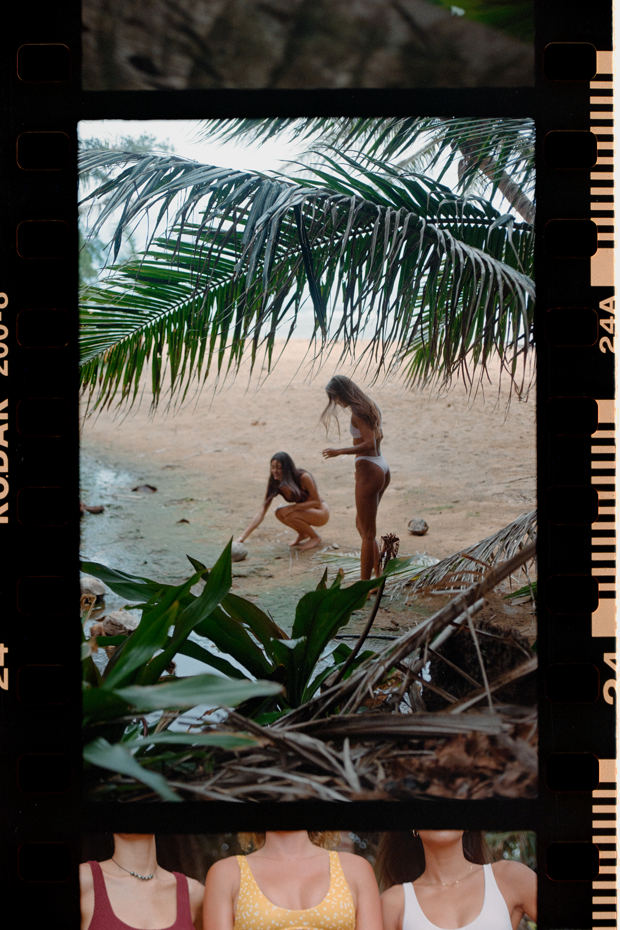 two girls on the beach